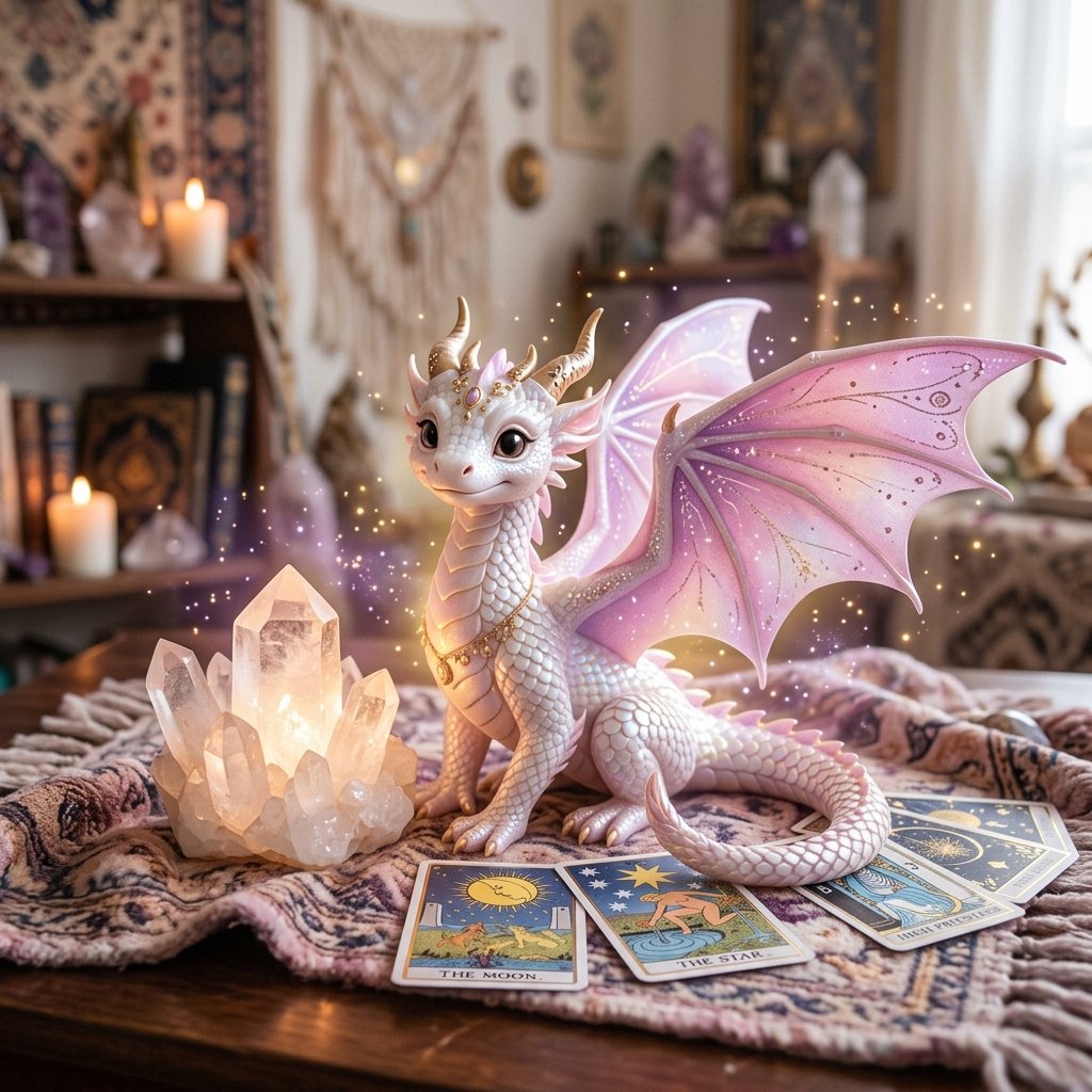Dragon Guardian with Crystal