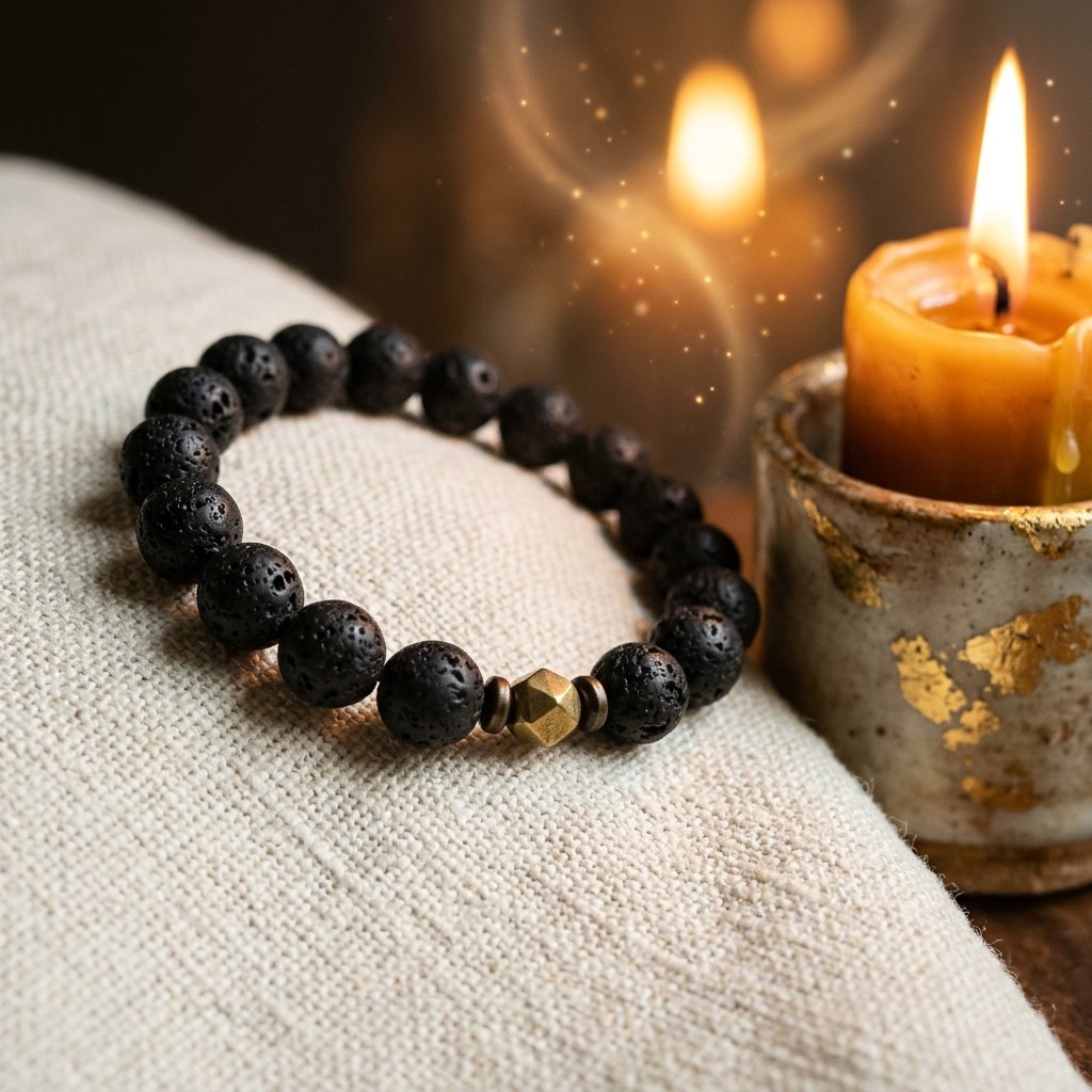 Free Lava Stone Bracelet
