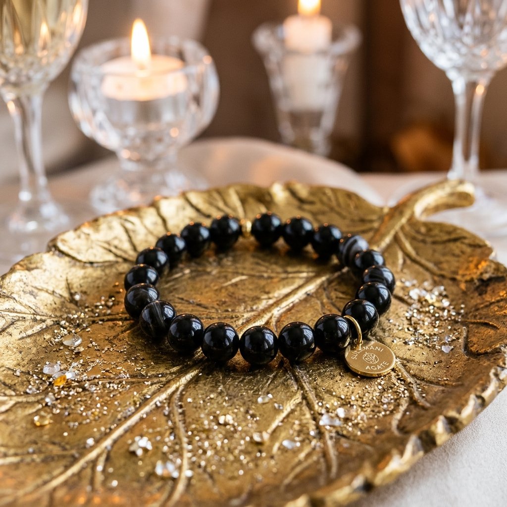 Sulemani (Black Agate) Bracelet